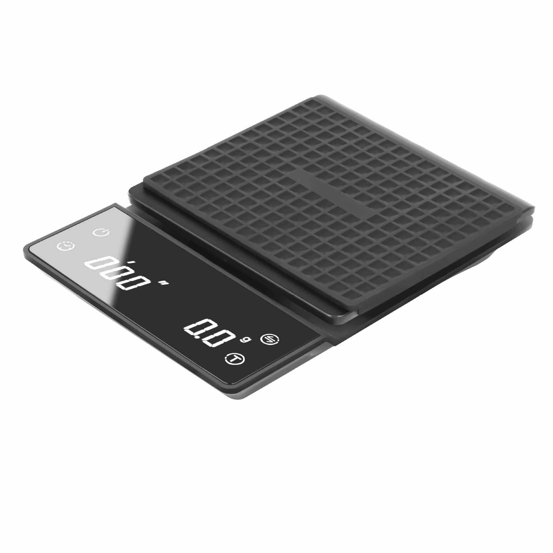 新款家用咖啡称0.1g 计时厨房电子秤手冲咖啡秤 带充电咖啡秤