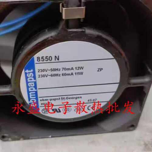 EBMPAPST TYP 8850N 8556N/NR 8550N/V 230V 8038 耐高温散热风扇