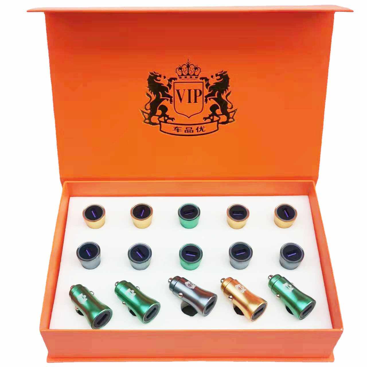 QC5.0车载充电器汽车车充点烟器转换插头usb车内用品手机快充