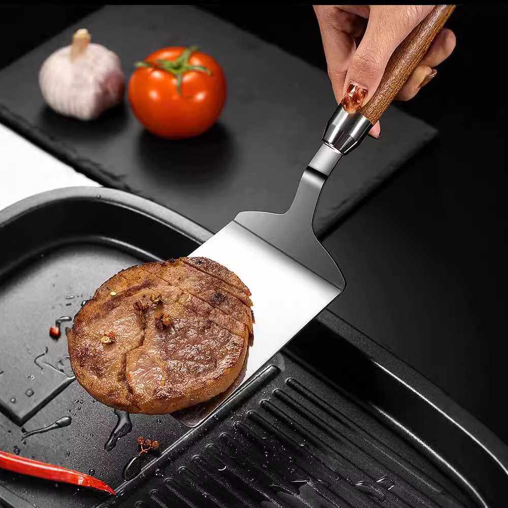 不锈钢煎铲煎饼果子工具料理牛排铁板烧平铲煎鸡蛋烙饼铲子披萨铲
