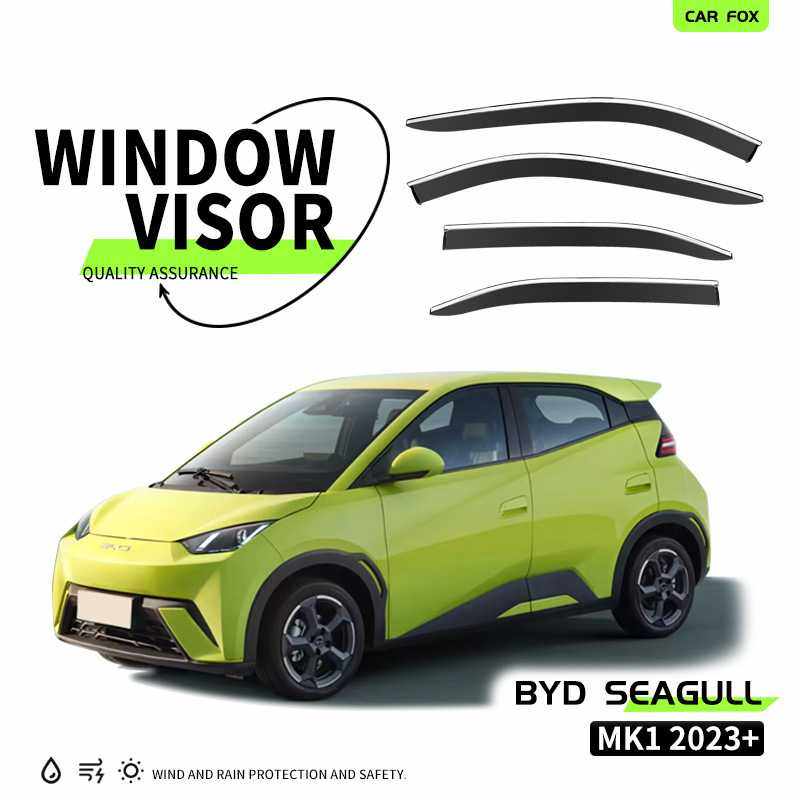 适用于比亚迪海鸥车窗晴雨挡雨遮阳板BYD Seagull Window visor,电子元器件市场,其它元器件,淘宝优惠券,粉丝福利购,淘宝优惠卷