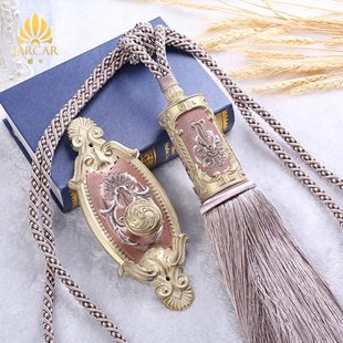配套窗帘挂钩挂球窗饰配件墙钩壁钩流苏挂穗绑带超值特惠套餐 法式