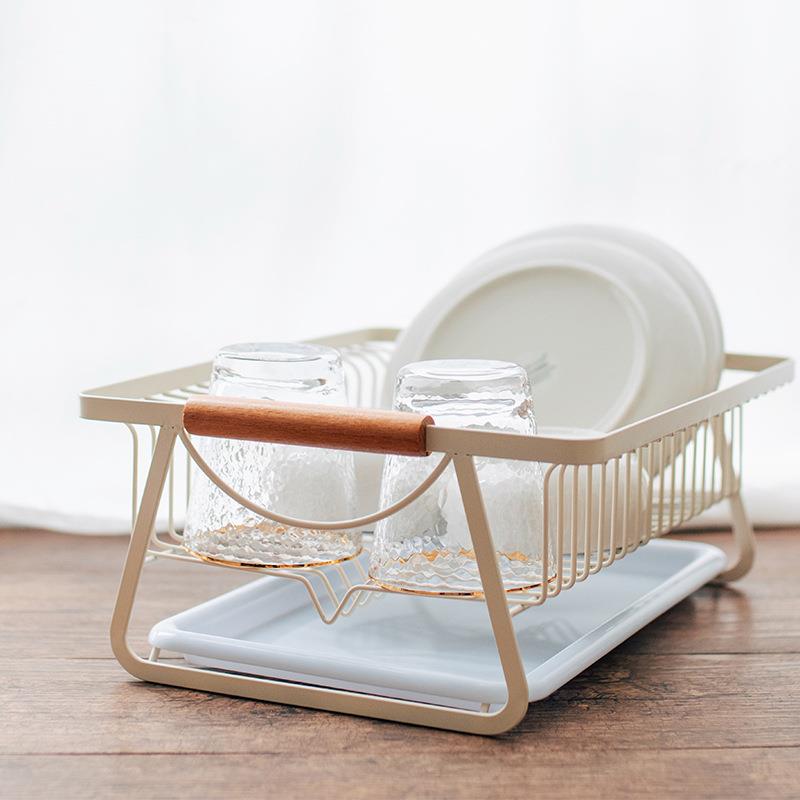 篮碗水杯铁沥水放风日式架北欧厨房盘艺餐具架碗架收纳家用置物架
