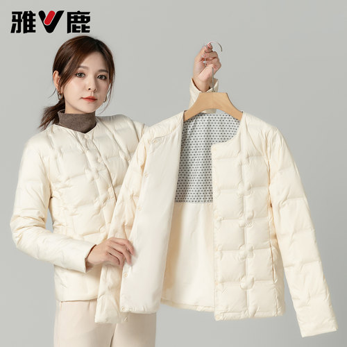 雅鹿羽绒内胆女内穿羽绒服