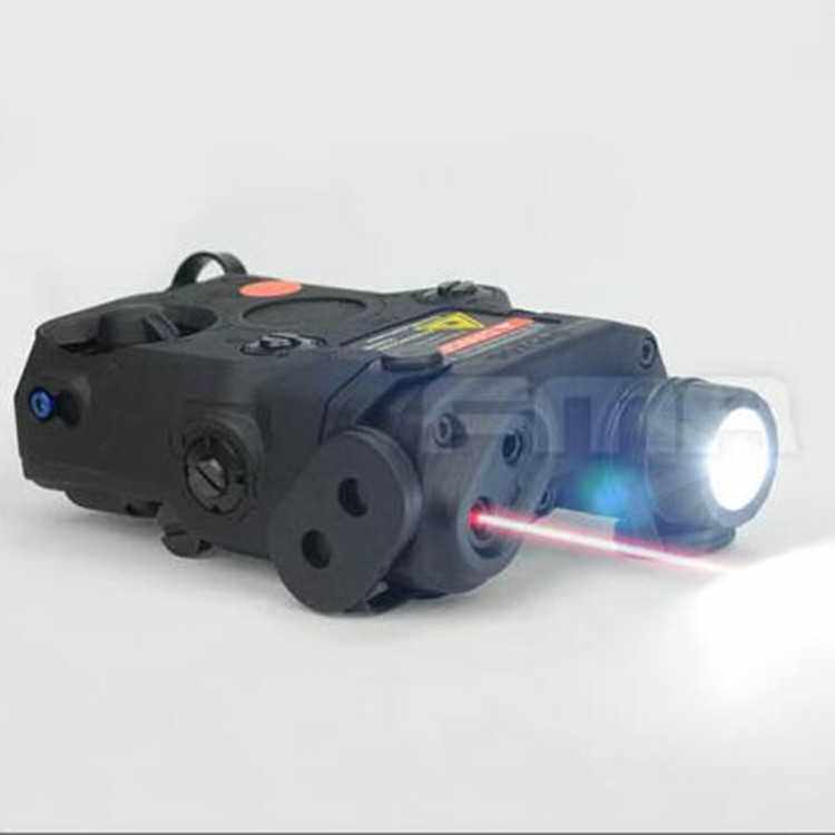 FMA PEQ15全功能电池盒 电筒LED白光+红镭射指示带IR镜片水弹配件