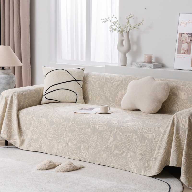 ins风沙发盖布巾全盖通用沙发套罩全包简约四季布艺棉质沙发垫毯