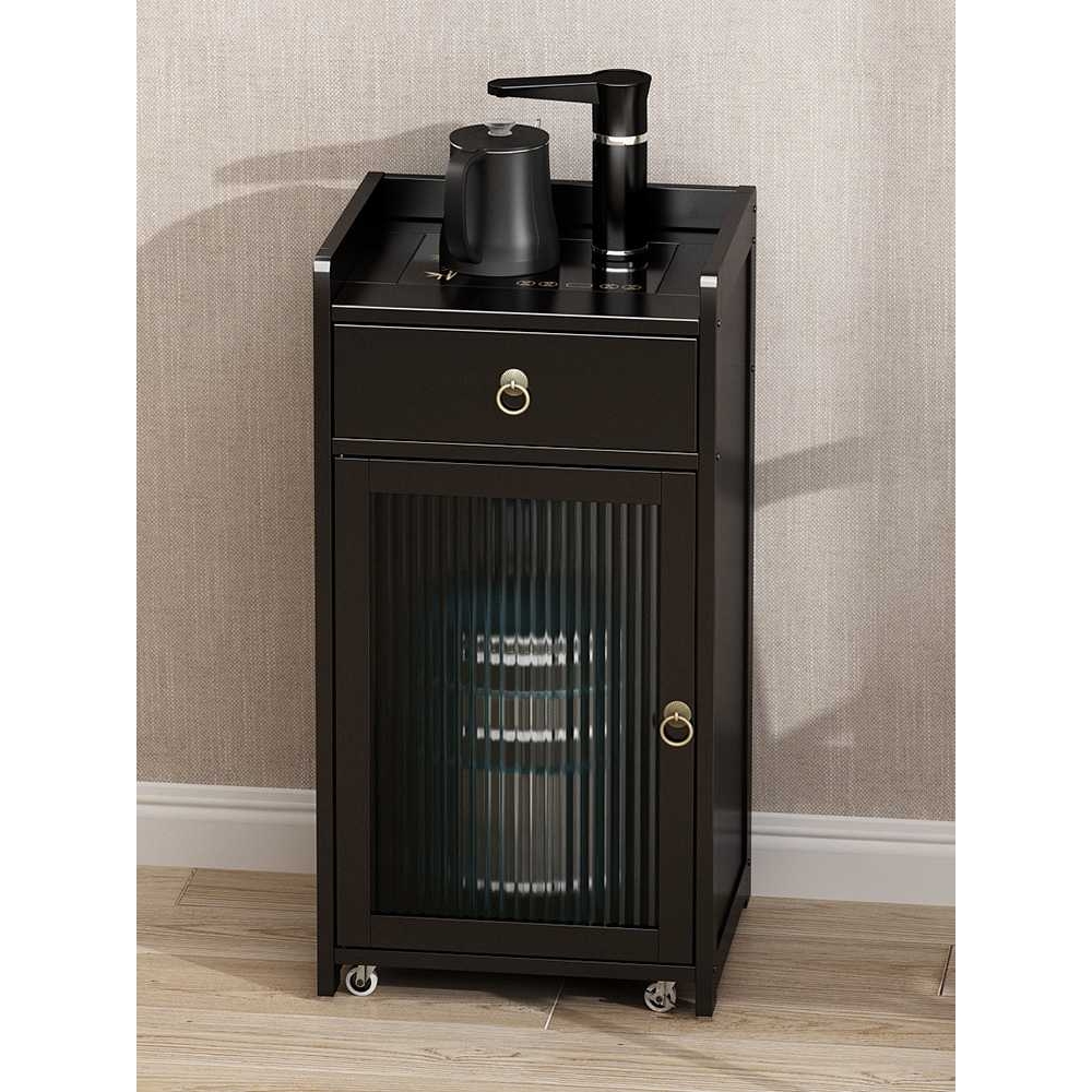 A10L移动带轮沙发推车边几茶吧机烧水壶一体边柜公司办公室茶几饮