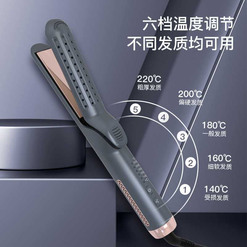 热销吹风直发器快速卷发定型直卷发器理发店电直夹板美发工具