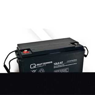 Q-BATTERIES蓄电池12LC-75 12V77AH/20HR进口电瓶默认项质保三年
