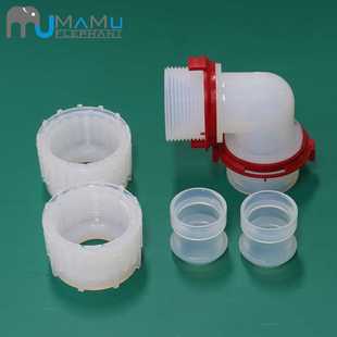 PFA扩口接头外螺纹直通PFA接头 MC系耐酸碱腐蚀PFA接头NPT外牙直