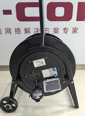 狼小方FX7D2电缆盘一机一闸双漏保380V25A电源盘卷线盘绕线盘线滚