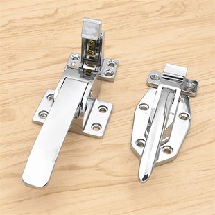 烘箱门锁平面拉手 冰柜搭扣冰柜把手冷库门锁烘箱X拉手烤箱配件