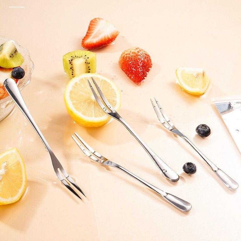 水果叉304不锈钢家用果插甜品叉