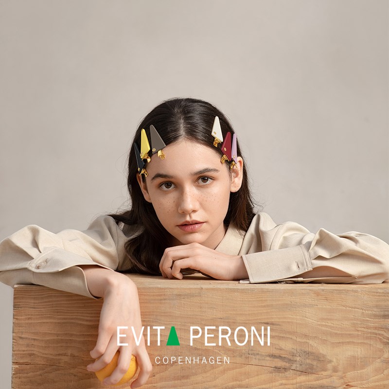 丹麦Evita Peroni/依慧达高级感侧边无痕发夹女边夹刘海夹子碎发