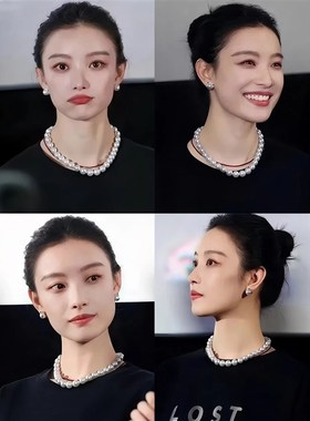 天然澳母贝珍珠项链妈妈款澳白色2025新款轻奢小众锁骨链女生礼物