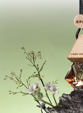 车载香薰挂件2024o新款车内挂饰车用香水吊坠汽车香氛男士全季绿