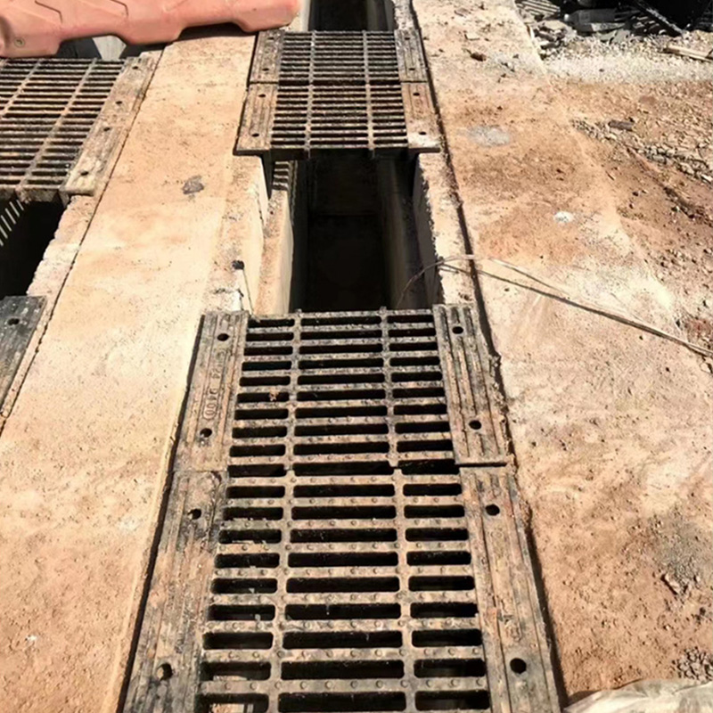 整体式铸铁横截沟盖板重型截水A沟篦子桥梁雨水箅子隧道排水沟篦