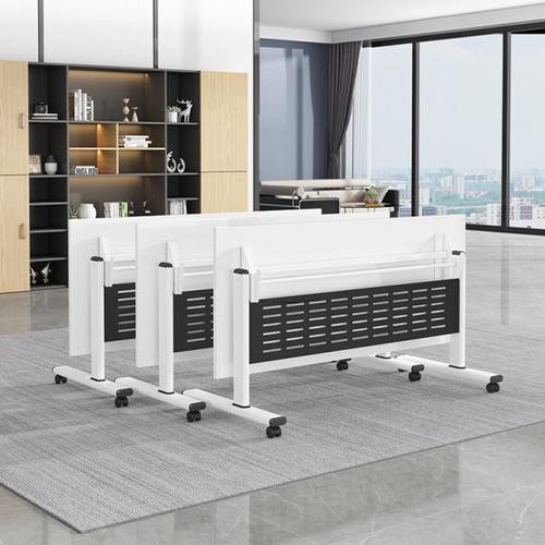 折叠培训桌办公桌可移动自由组合会议室会议桌长条桌可拼接带轮子