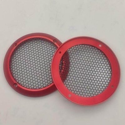 汽车喇叭3.5寸中音中置低音网罩铝合金网罩保护网装饰罩