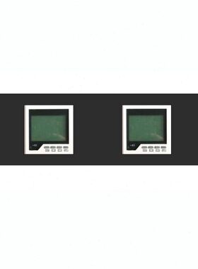 19英寸配电柜电能表固定面板 3U黑色 380V交流电流电压功率表配件