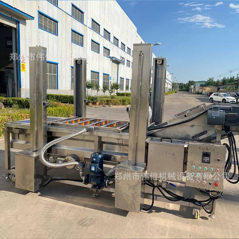 多功能果疏气泡清洗机大型净菜加工设备商用番茄喷淋清洗机