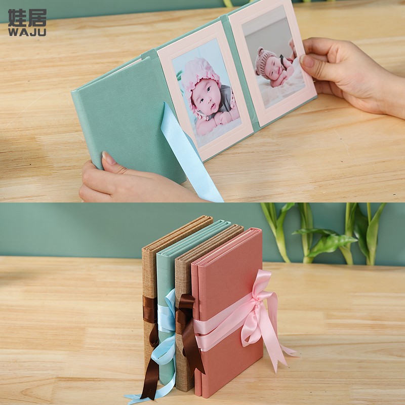 四连成长相册相框摆台儿童宝宝婴儿照片冲洗打印做成5 6 7寸定