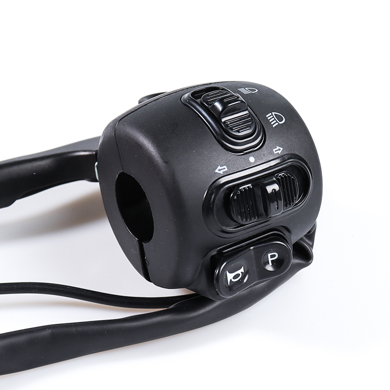 雅迪迷露电动车转把总成喇叭P档开关组合倒车客厅灯油门把手调速