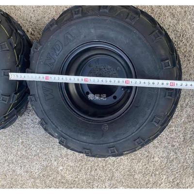 四轮摩托车配件 沙滩车6X8-7寸6X8.00-7万达加厚火焰轮胎带轮毂