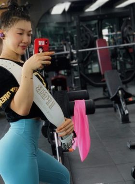 IFBB牛皮健身腰带男女深蹲卧推硬拉力量举健美腰带专业训练护腰带