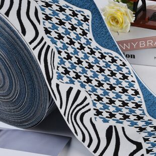 宽18cm桌布抱枕简约沙发边床品房间蓝色北欧竖拼18R64