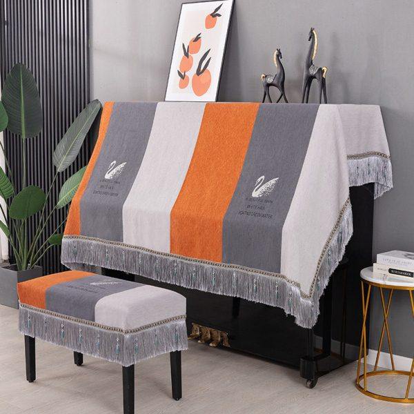 电子新款钢琴防尘罩现代简约钢琴罩轻奢高档钢琴布盖布北欧琴凳套,居家布艺,钢琴罩,淘宝优惠券,粉丝福利购,淘宝优惠卷