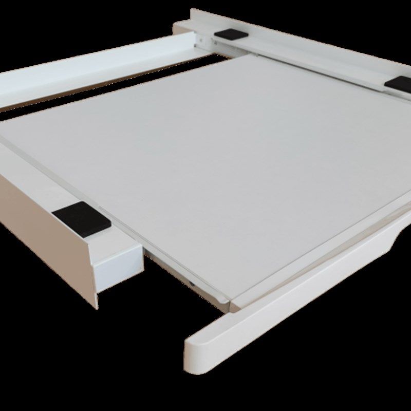 干衣机架烘干机洗衣机连接架叠放架折衣板置物架通用免打孔抽拉式