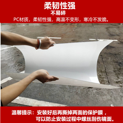 三轮车车棚前挡风板电动车高清透明挡风玻璃摩托车雨棚改装挡雨板