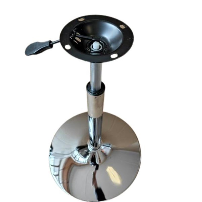 升降桌架子桌脚洽谈桌架升降旋转吧椅架子小桌子配件桌腿金属支杆