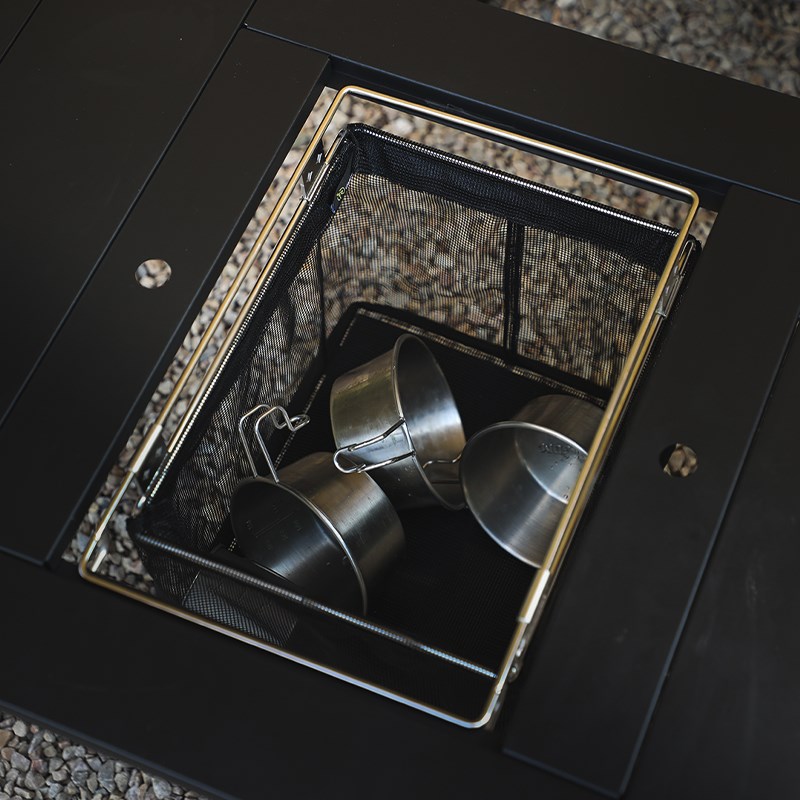 deerest舒鹿户外IGT折叠升降桌一单元沥水篮收纳盒盖板拓展件