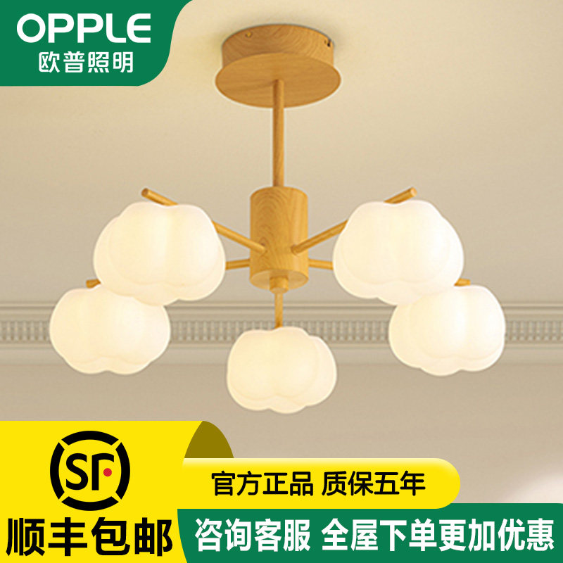 欧普餐厅吊灯现代简约饭厅餐桌灯吧台客厅卧室吊灯可调节新款灯具