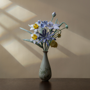 《溪檀》成品手工永生免养护不凋谢插花家居氛围设计感装饰礼物