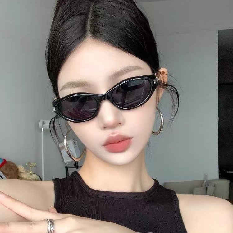2025新款发箍GM墨镜女潮方圆脸显瘦大框骑行运动遮阳太阳眼镜韩版