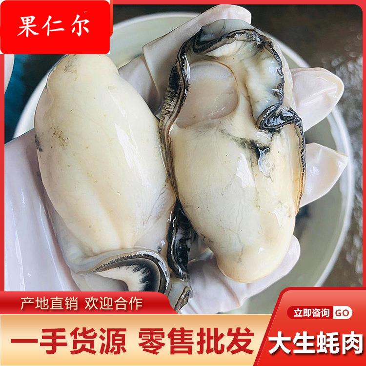 特大生蚝肉 山东乳山去壳鲜活现剥超大生蚝肉牡蛎大蚝花