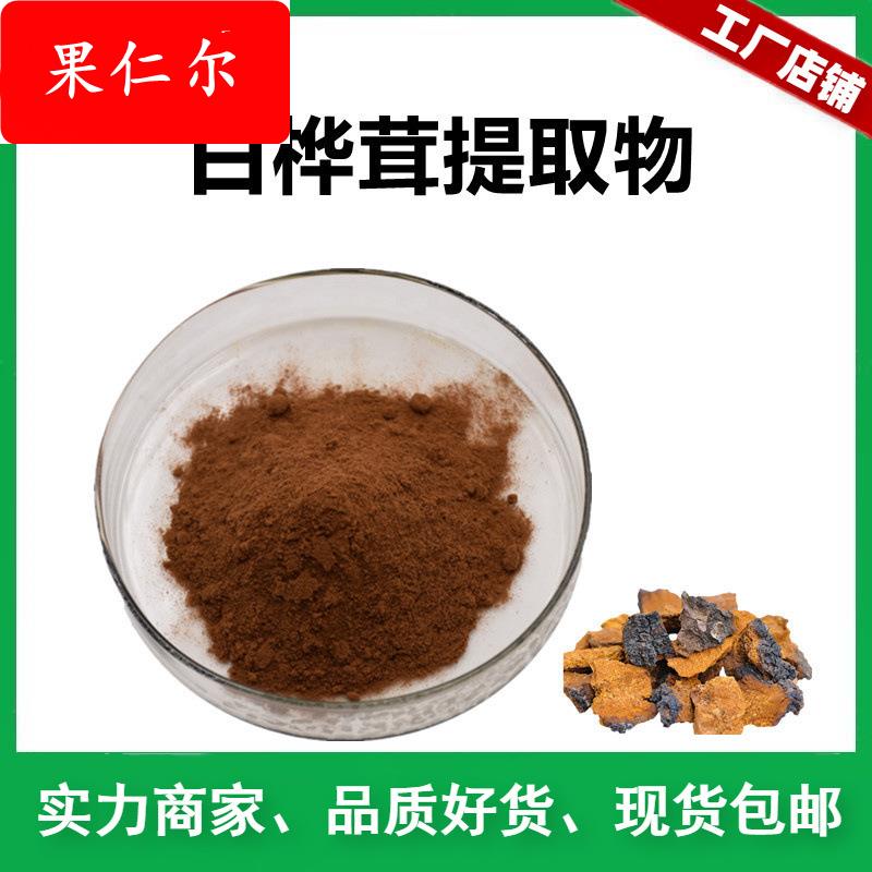 白桦茸提取物 白桦茸粉 比例萃取 水溶白桦茸浓缩粉 现货包邮