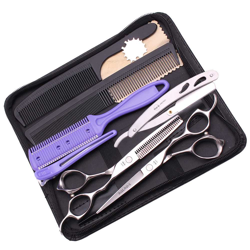 阿恰比理发剪刀牙剪专业打薄剪刘海平剪美发家用理发店专业套装