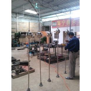 不锈钢单球型防雷优化避雷针 球形优化装饰避雷针1.5米