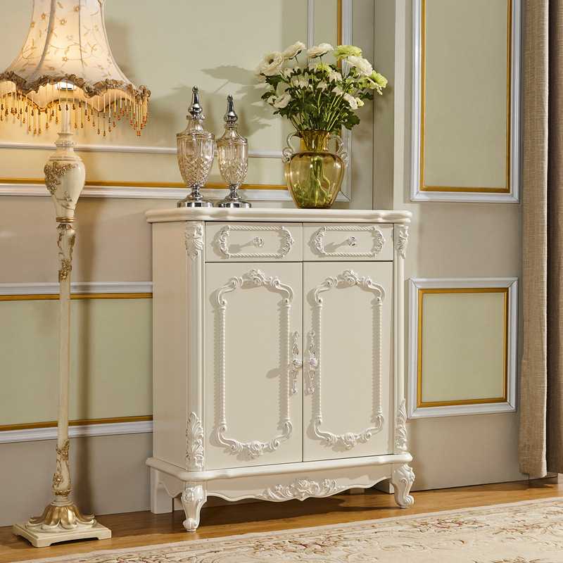 欧式鞋柜小户型家用实木简约现代门厅柜省空间多功能大容量储物柜