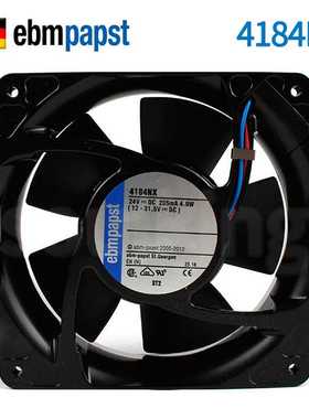 原装ebmpapst 4184NX 12038 24V 4.9W铝框变频器风扇
