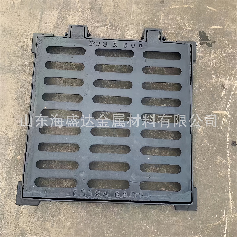 球墨铸铁雨水篦子隧道用横街沟分体式横街沟500*680篦子