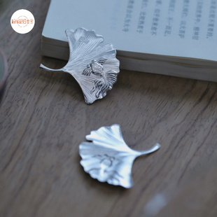 大理榆城银匠世家雪花银足银银叶子泡茶煮水专用