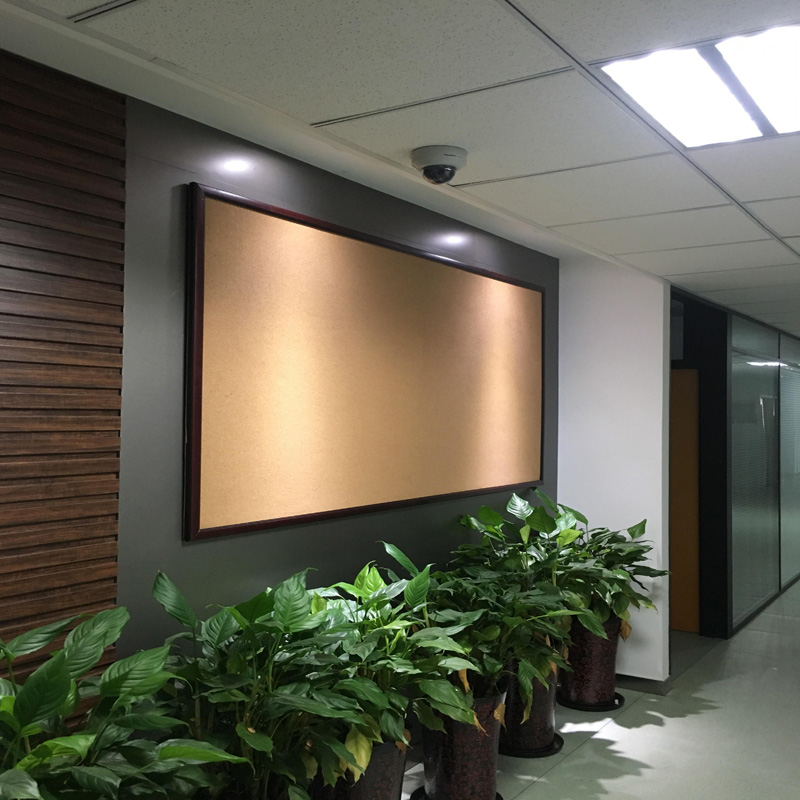 定制木框软木板照片墙 幼儿园展示图钉告示留言板宣传Y栏 水松毛