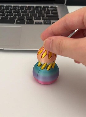 解压3d打印螺旋葫芦玩具推推乐指尖F陀螺旋礼物创意解压旋旋乐玩