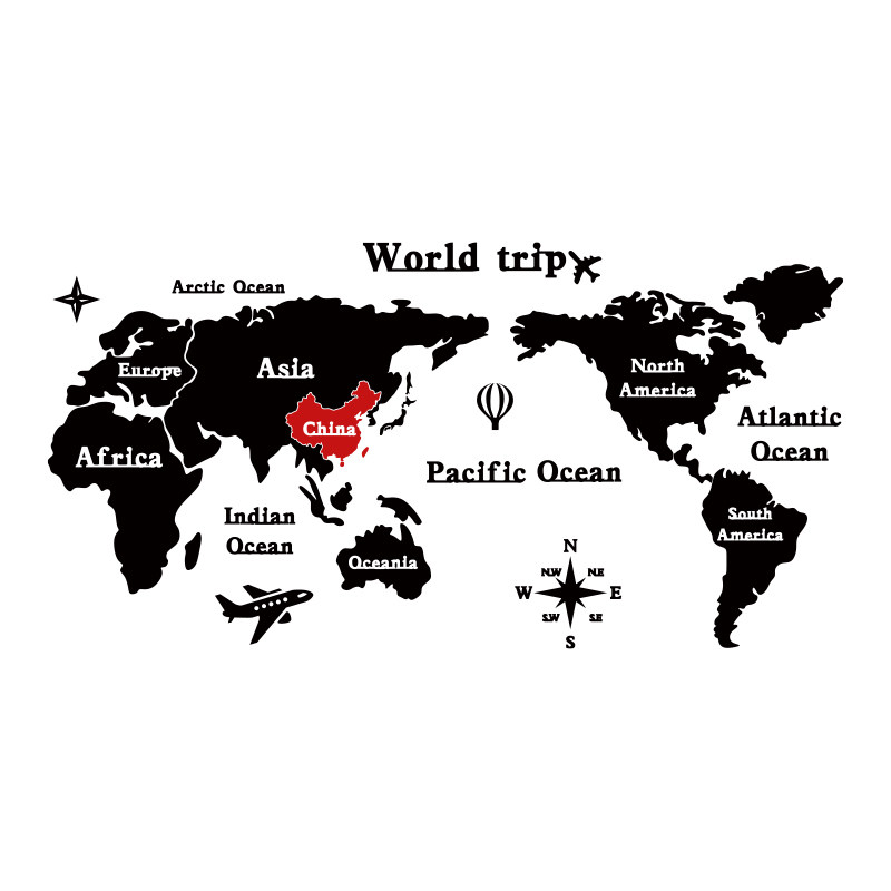 世界地图墙贴亚克力3d立体企x业会议文化装饰办公室司背景氛围布,家居饰品,文化墙贴,淘宝优惠券,粉丝福利购,淘宝优惠卷