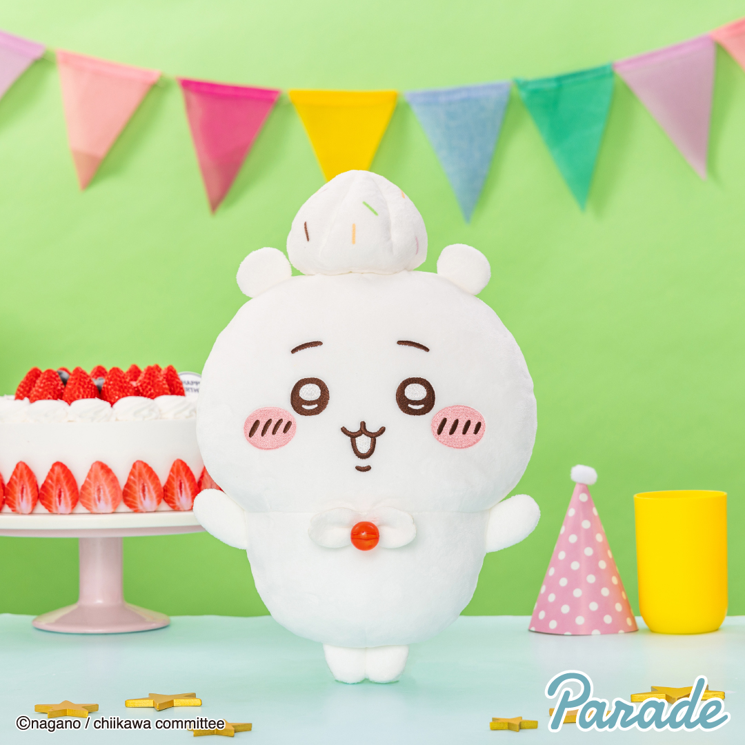 Chiikawa奶油生日系列绒玩偶